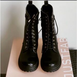 Black Combat Boots